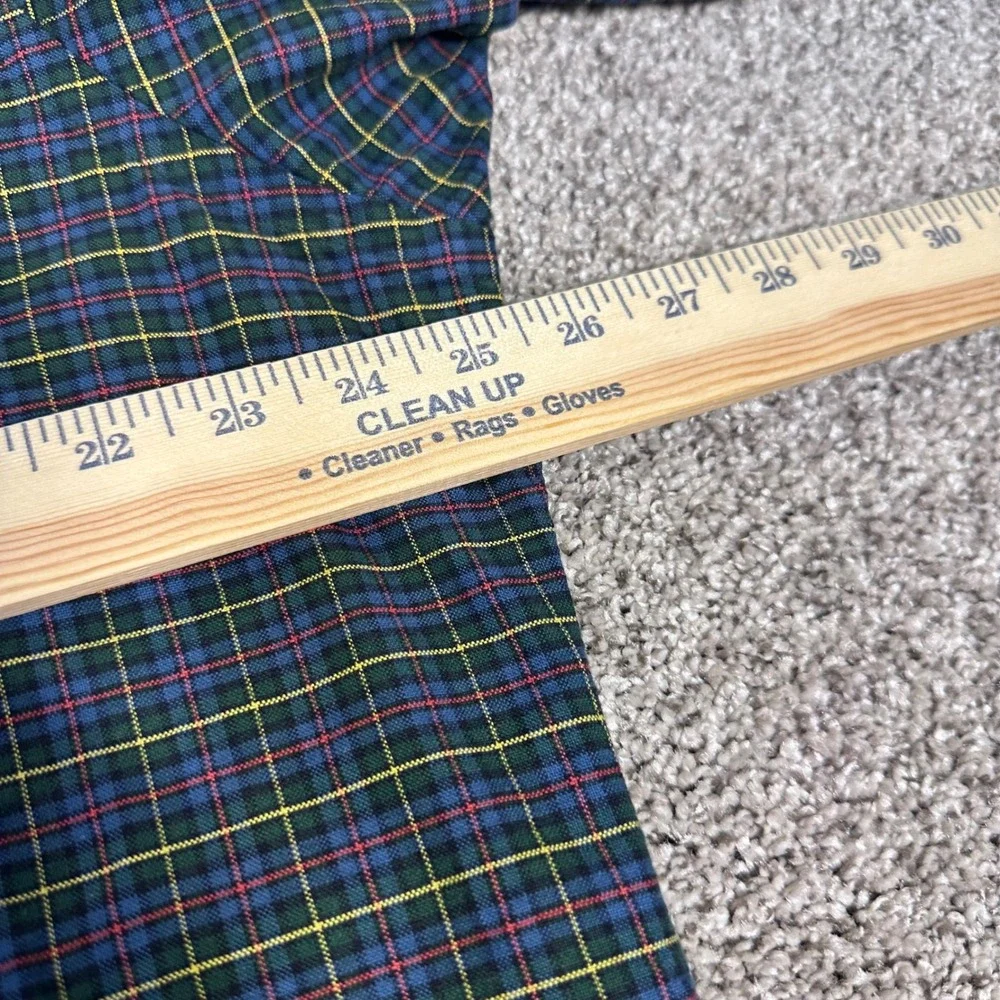 Polo Ralph Lauren‎ Mens Green Plaid Button Down Shirt Long Sleeve Pony Logo XL